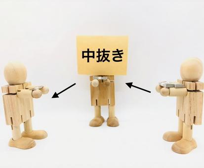 中抜き
